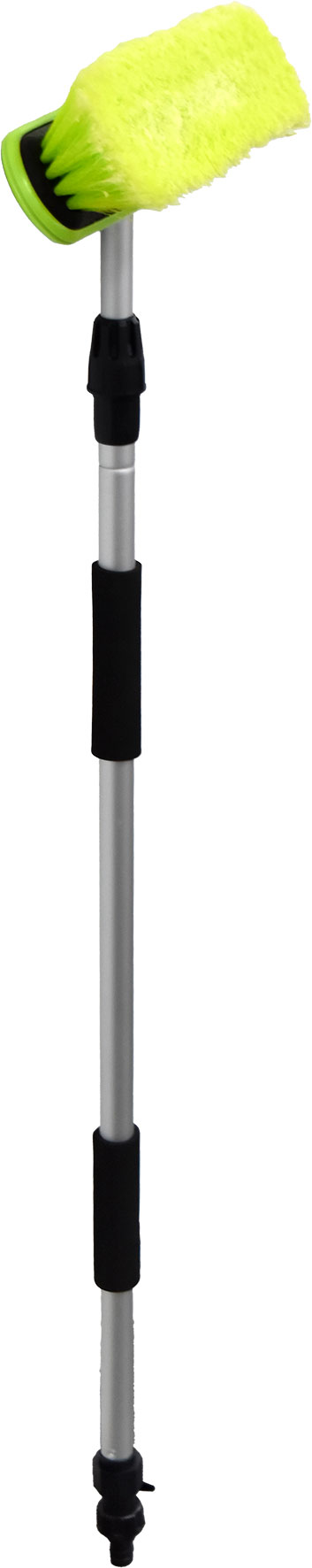 BRUSH – FLOW THROUGH BRUSH HEAD WITH WIDER BRISTLE PAD & EXTENDABLE HANDLE 90 -150cm