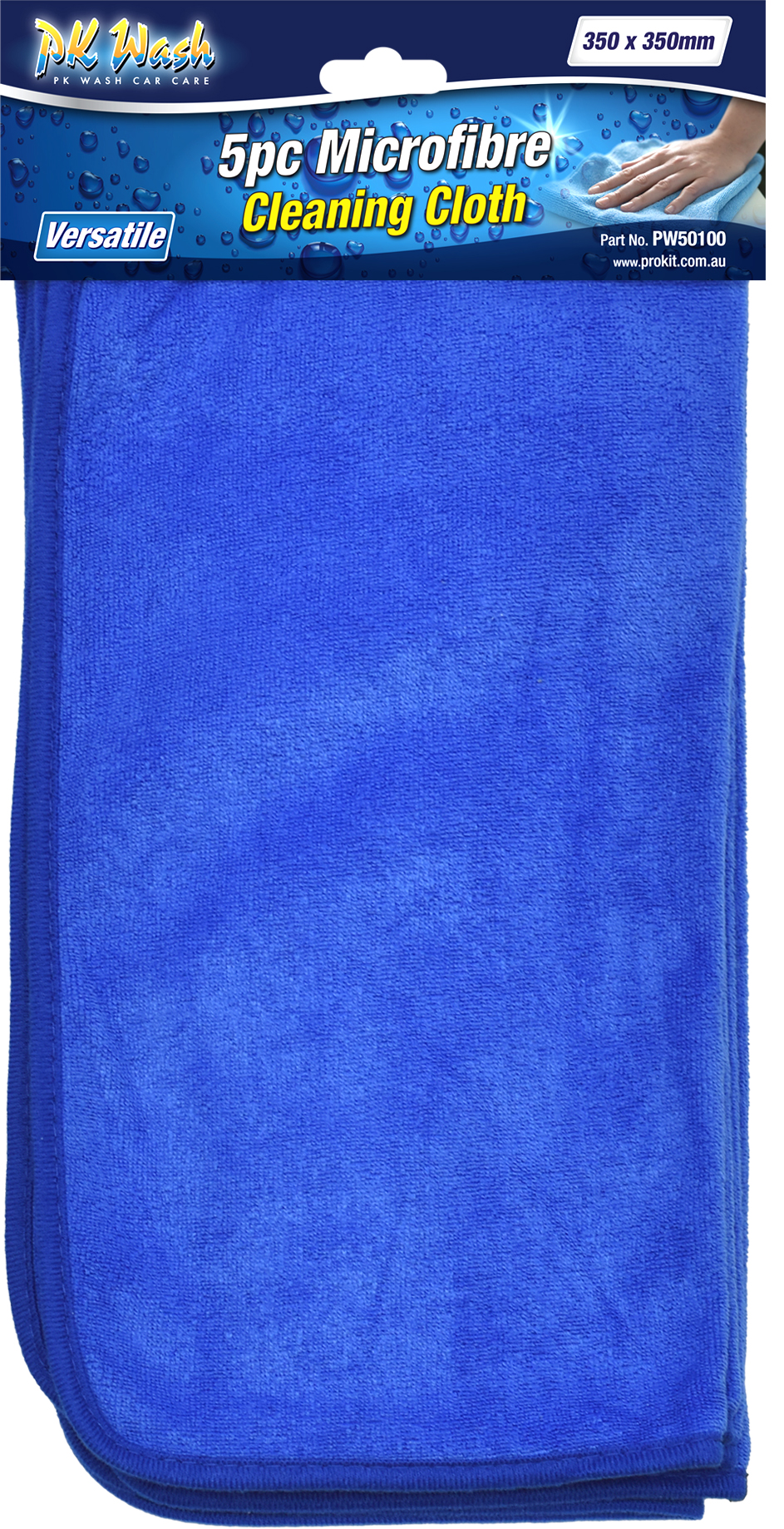 TOWELS – 5pc MICROFIBRE 350MM (14”)