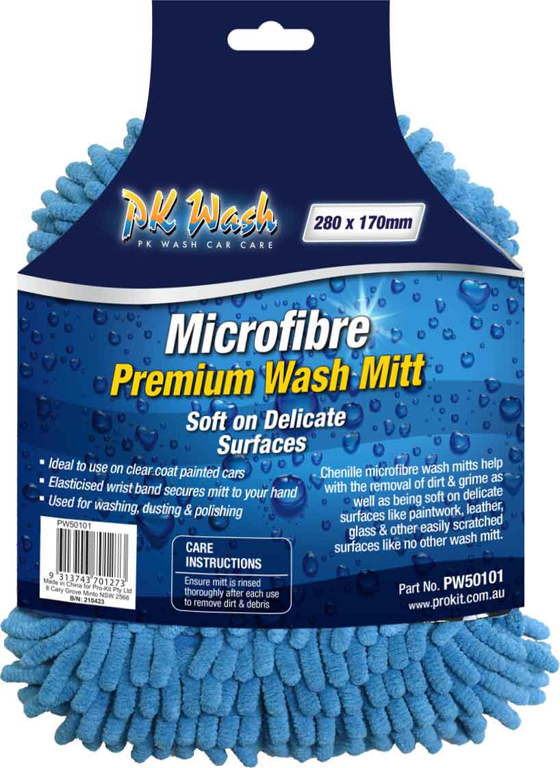 WASH MITT – MICROFIBRE FRINGES PREMIUM