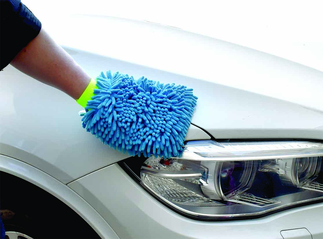 WASH MITT – MICROFIBRE FRINGES PREMIUM