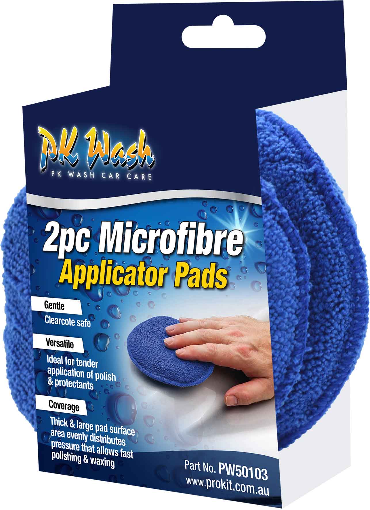 APPLICATOR PADS – 2pc MICROFIBRE