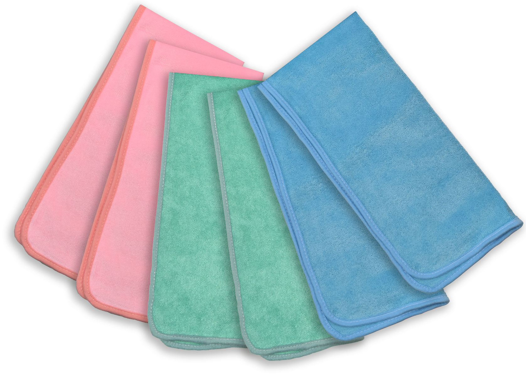 MICROFIBRE 6pc CLEANING CLOTH PACK