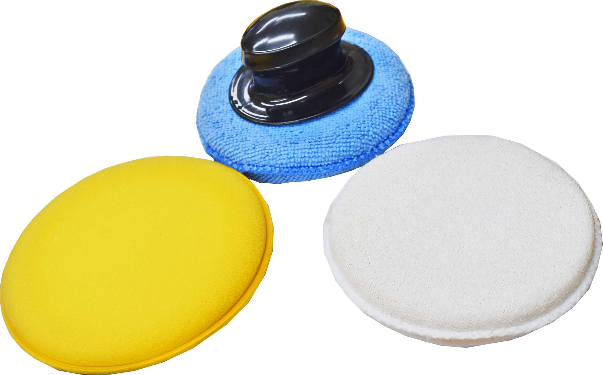 POLISH APPLICATOR with 3 STAGE PADS