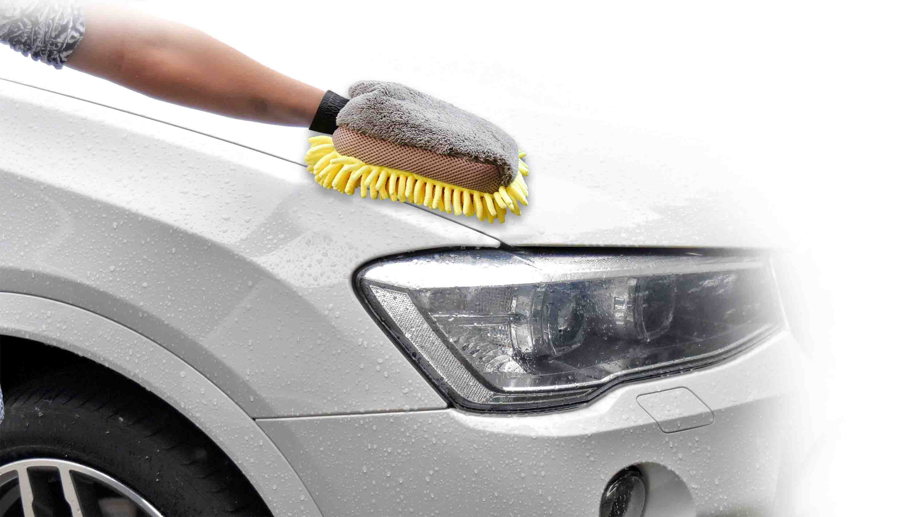 PREMIUM CHENILLE WASH & POLISHING MITT