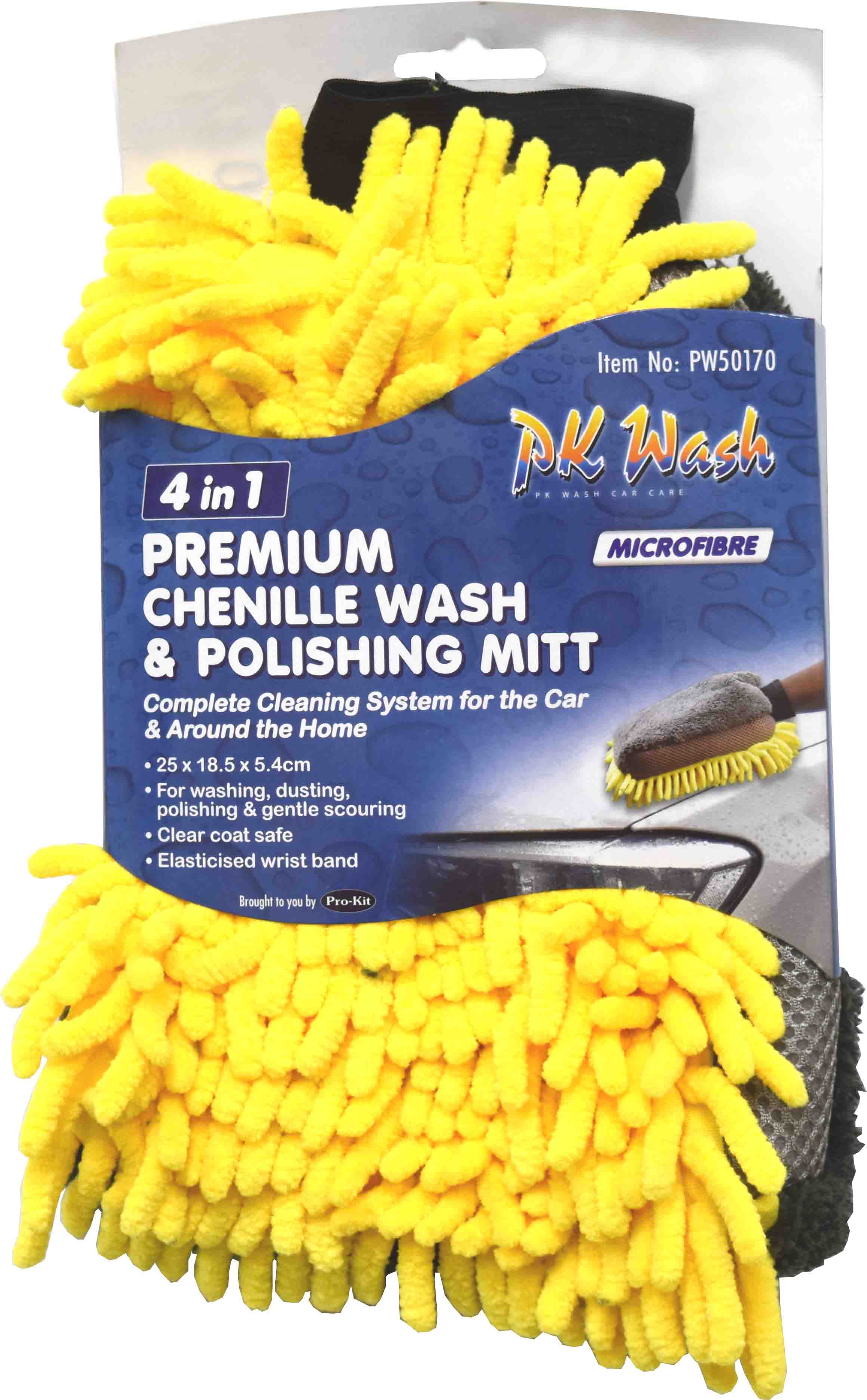 PREMIUM CHENILLE WASH & POLISHING MITT