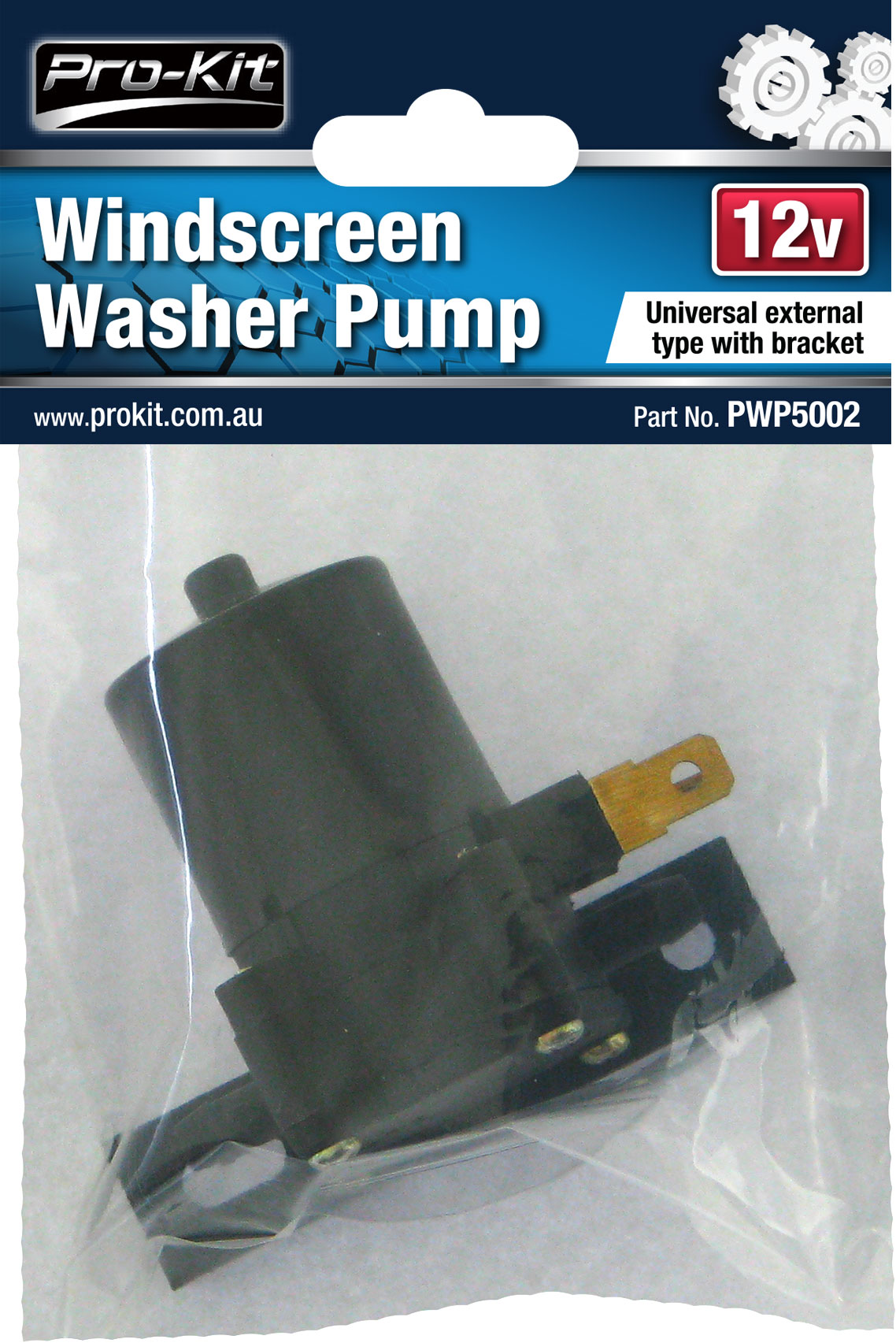 WASHER PUMP – WITH  BRACKET 12V