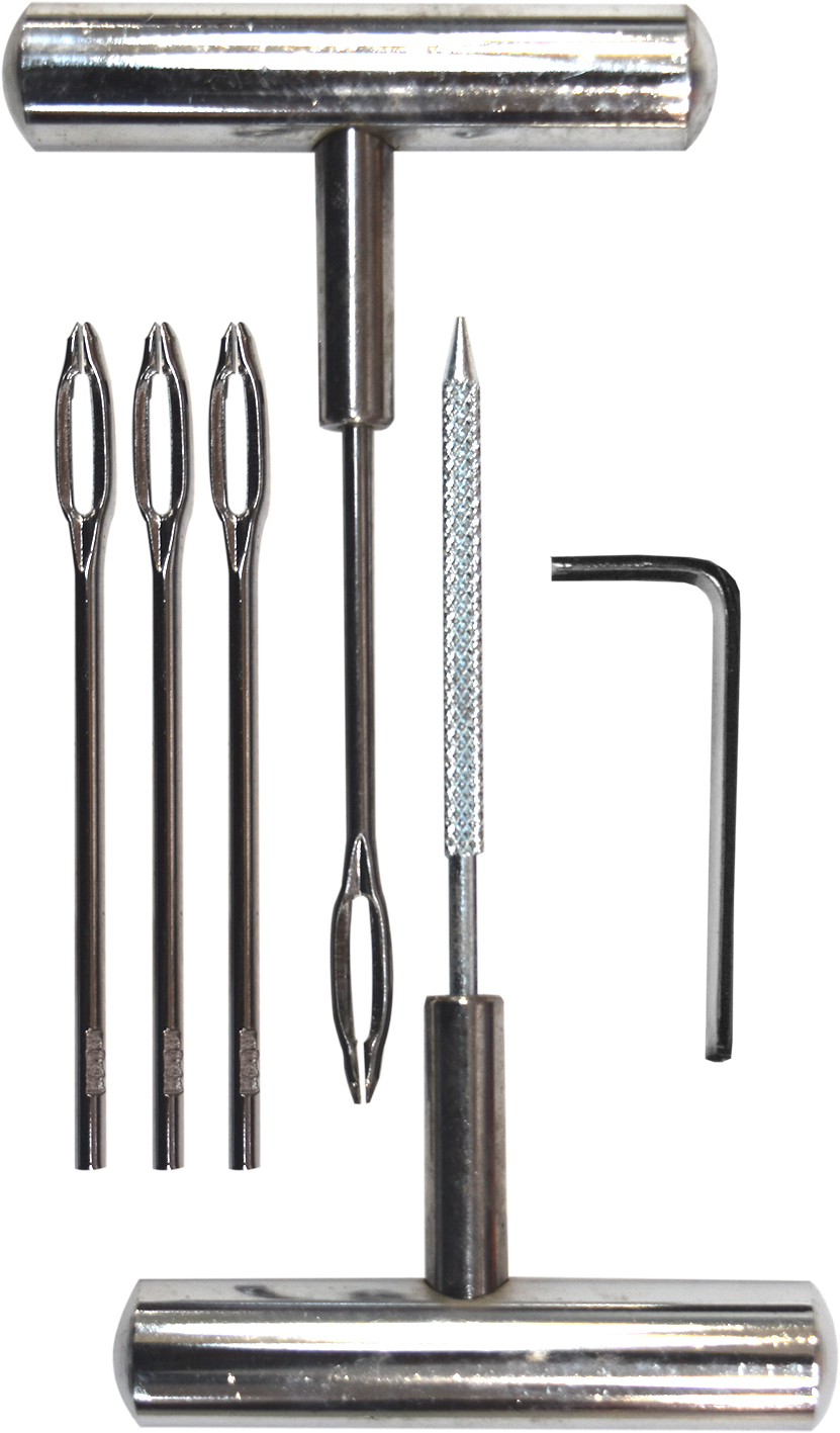 6pc STEEL HANDLE TYRE REPAIR KIT