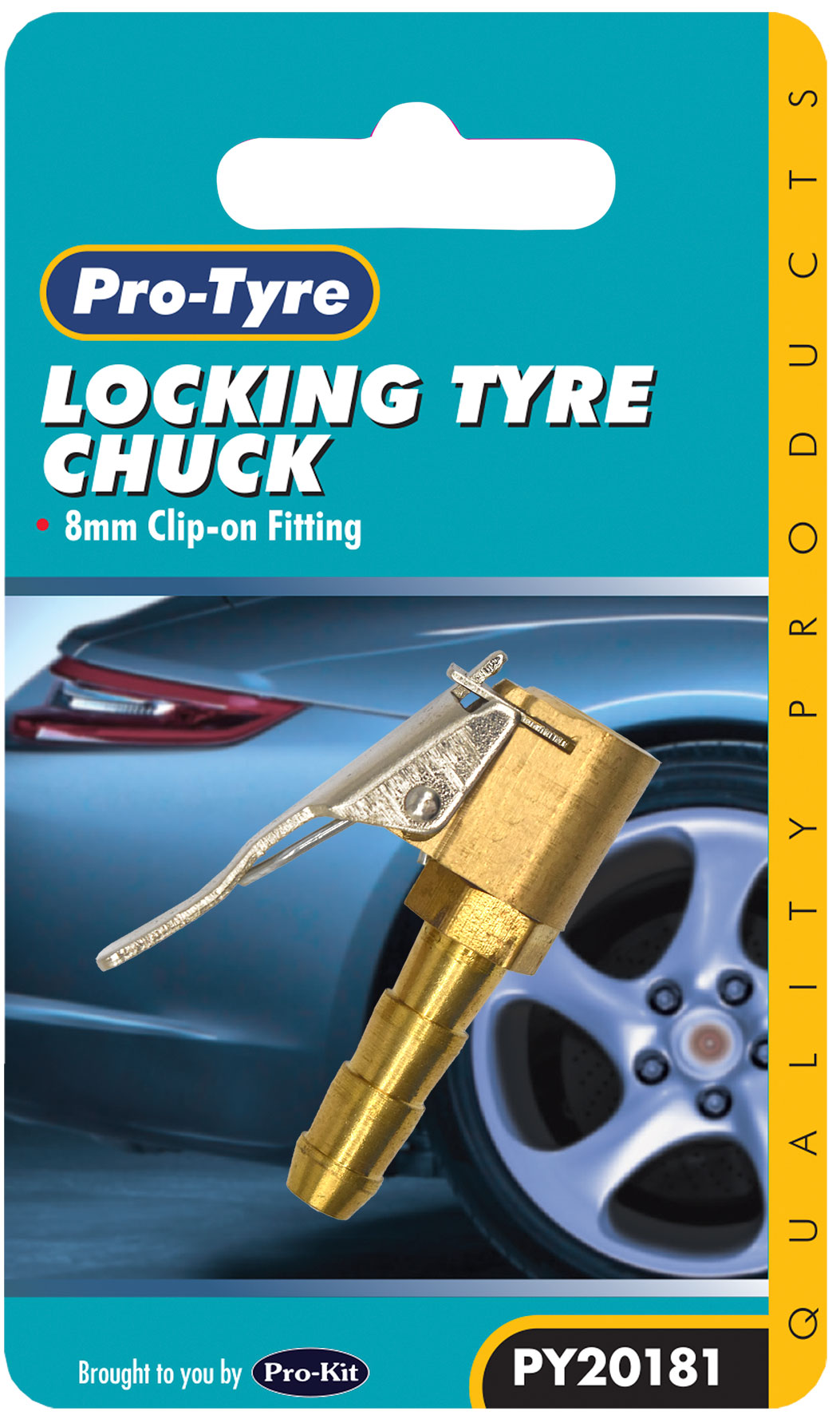 8mm CLIP-ON FIT LOCKING TYRE CHUCK