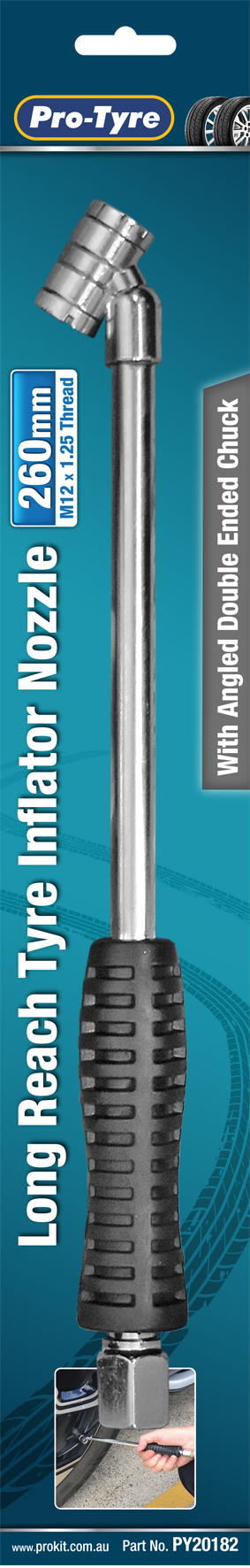 260mm LONG REACH TYRE INFLATOR NOZZLE