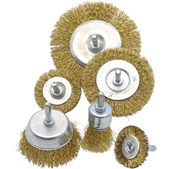 6pc Wire Wheel Brush Set