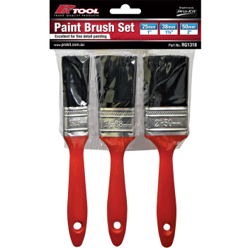 3pc Paint Brush Set