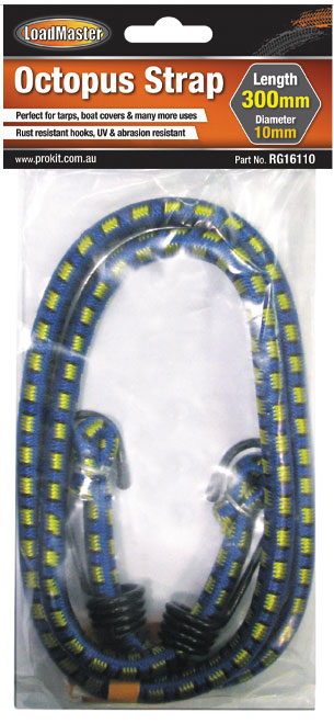 300mm Octopus Strap with Steel Hooks