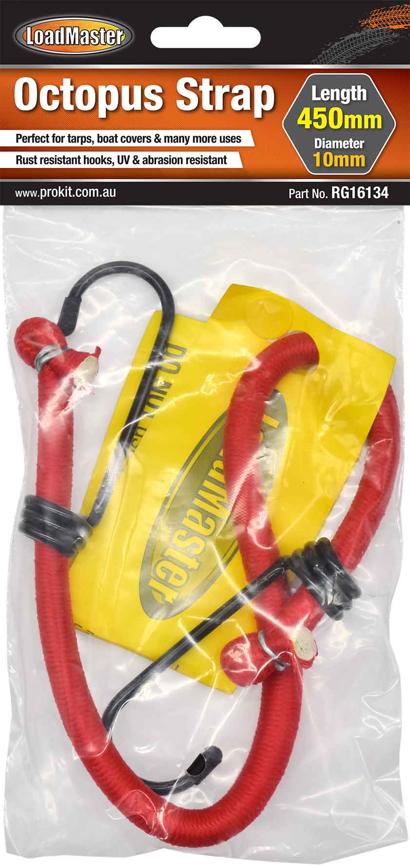 450mm Octopus Strap With Steel Hooks