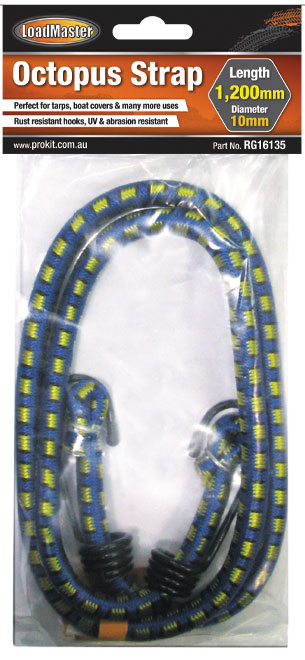 1200mm Octopus Strap with Steel Hooks