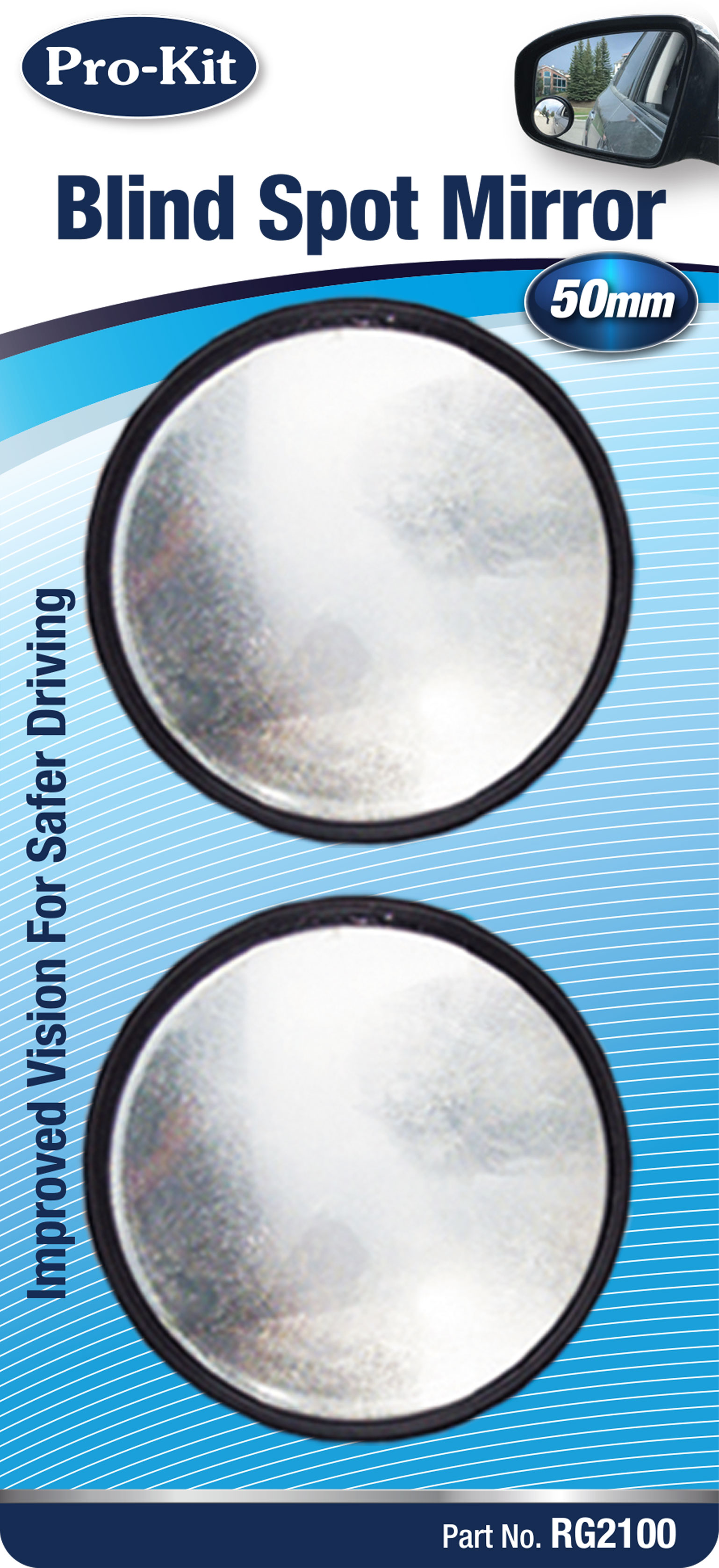 2pc 50mm Blind Spot Mirror