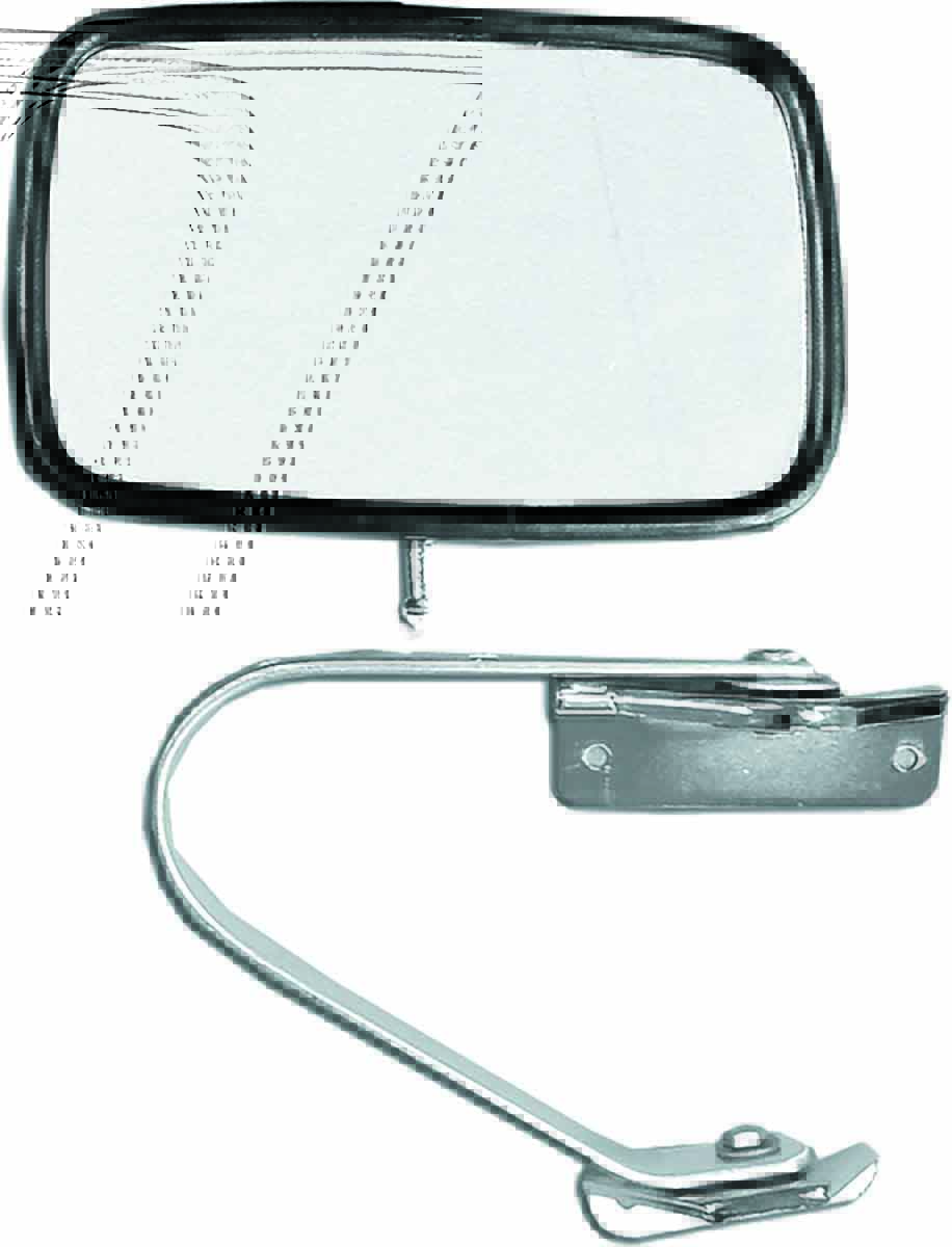 MIRROR – 1pc 160X238MM (6-3/8”X9-3/8”) UNIVERSAL TRUCK LOW-MOUNT