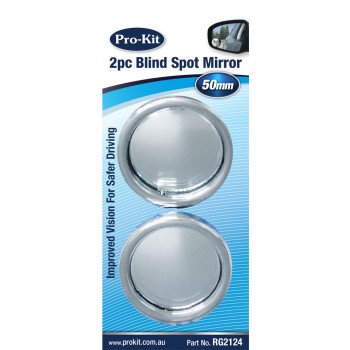 2pc 50mm 360° Rotating Blind Spot Mirror