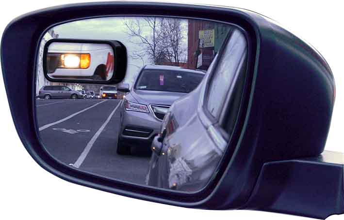 2pc Mini Rectangular 60mm Blind Spot Mirror
