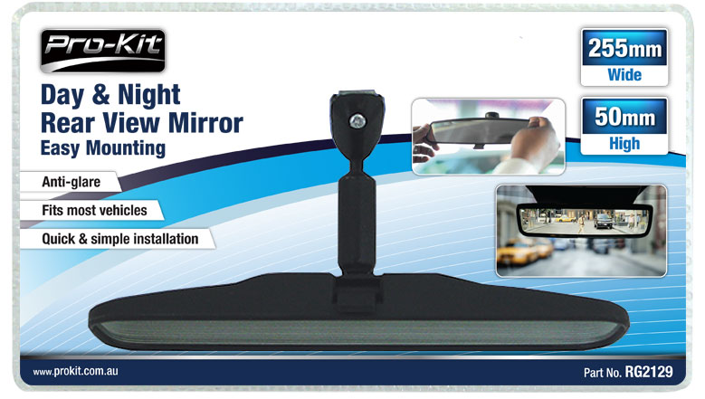 1pc 255mm Rear View Stick on Mirror