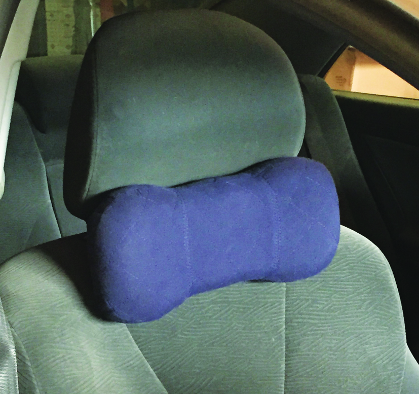HEAD REST ATTACHES TO SEAT