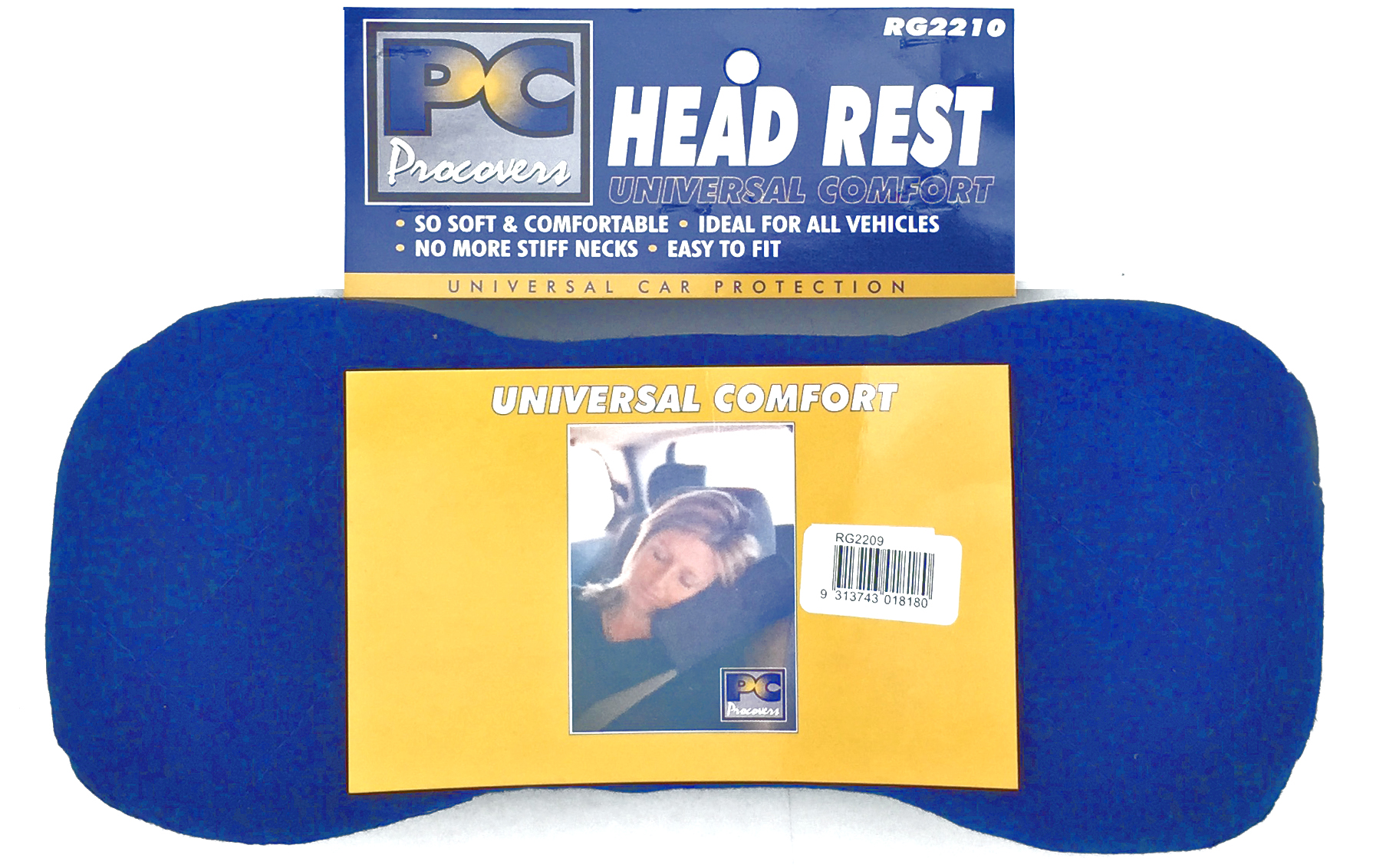 HEAD REST ATTACHES TO SEAT