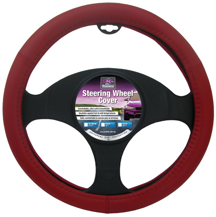 38CM S/W/COVER – SMOOTH LEATHER LOOK – RED