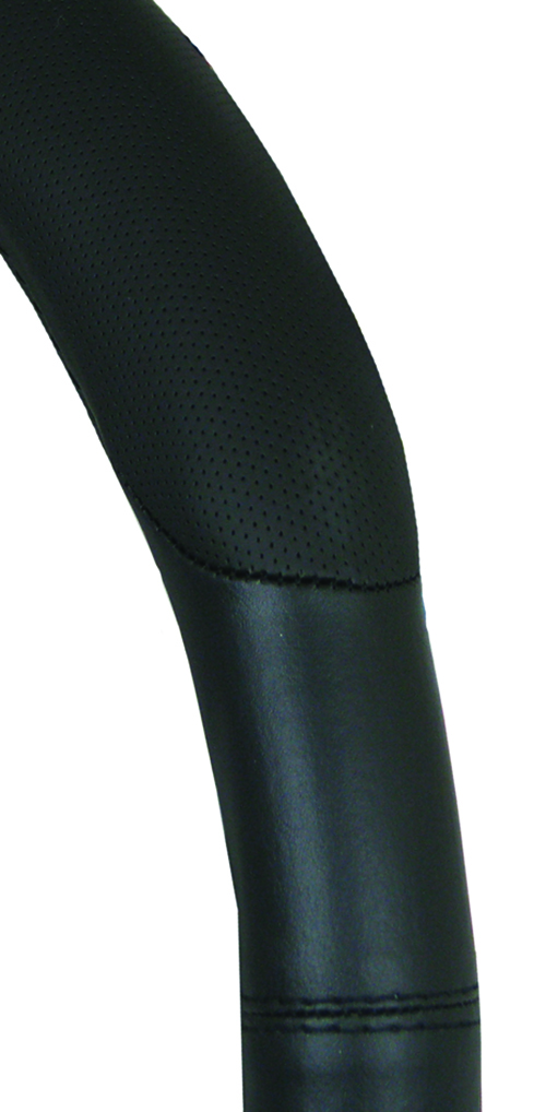 38cm Black,  Soft Grip 3 Padded Steering Wheel Cover