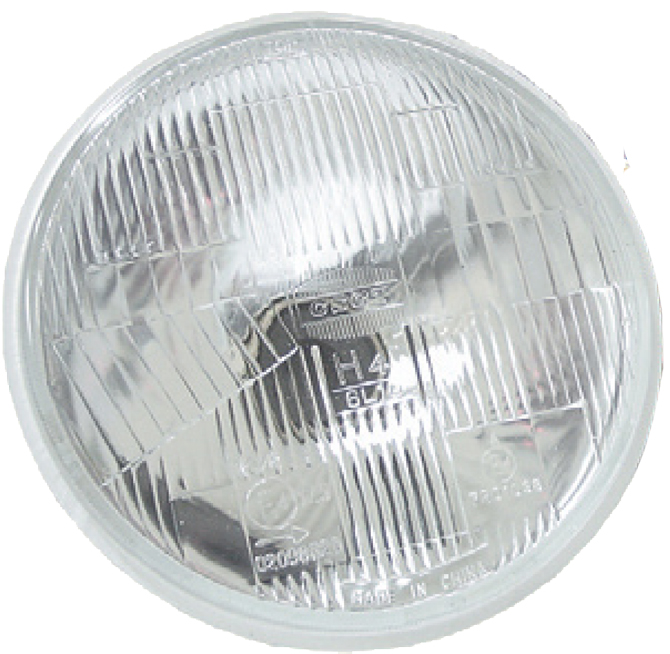 12V 7” Round High/Low H4 3 Pin Semi Sealed Beam