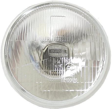 12V 5¾” Round Small/High H4 3 Pin Semi Sealed Beam