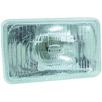 12V 6” Square Small High/Low H4 3 Pin Semi Sealed Beam