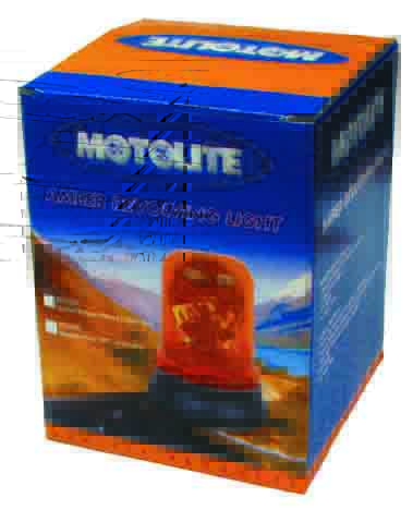 REVOLVING LIGHT – SCREW ON TYPE AMBER 12V
