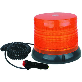 12/24V 160 x 128mm 80LED Revolvinng Strobe Light with Magnetic Base