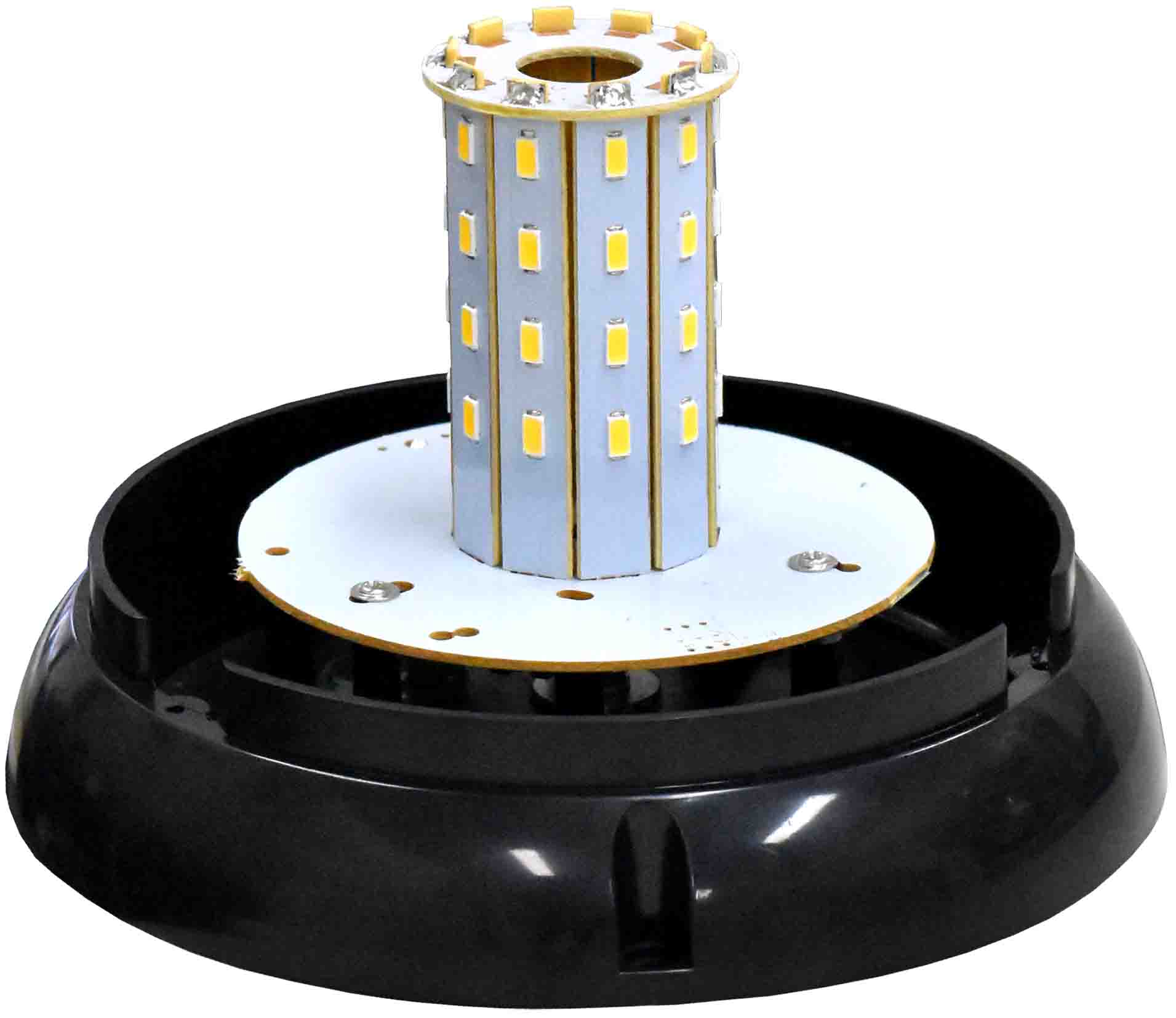12/24V 160 x 128mm 80LED Revolvinng Strobe Light with Magnetic Base