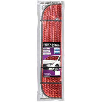 Small Red Reflective Sunshade