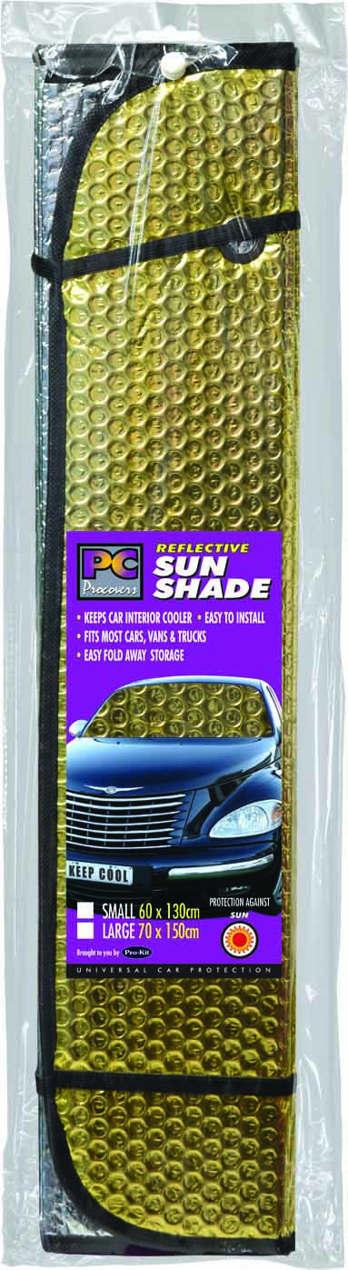 SUN SHADE – GOLD SMALL 60 X 130 CM