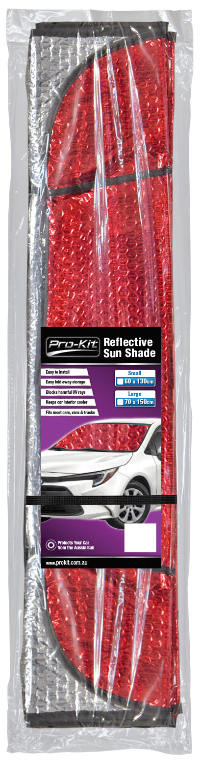 Large Red Reflective Sunshade