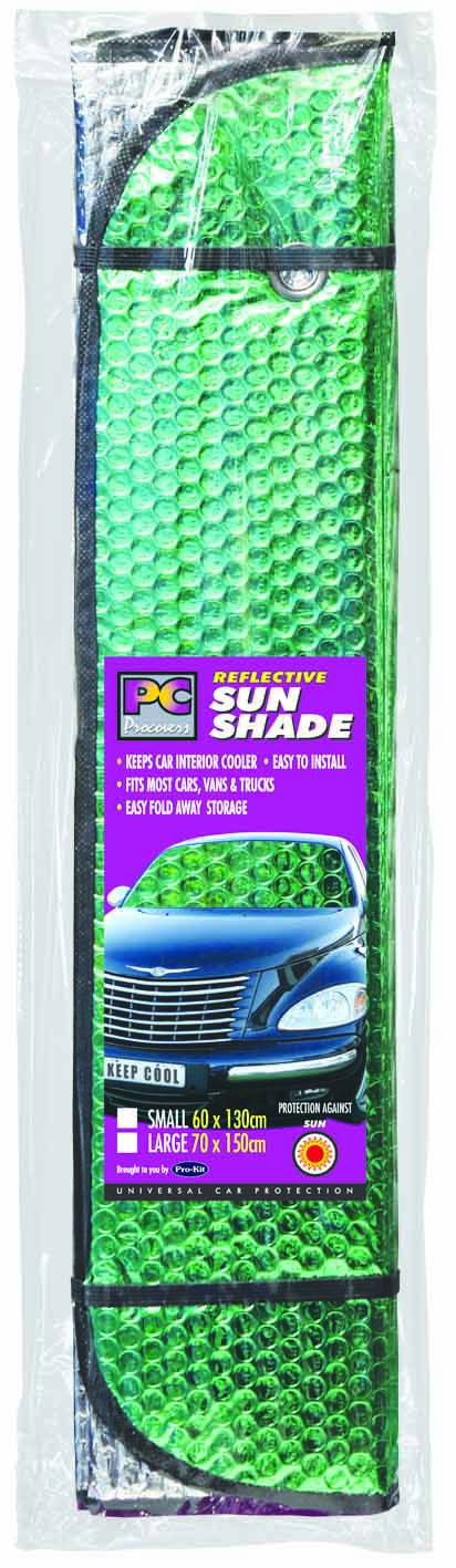 SMALL BUDGET FOLDING SUN SHADE –  60 X 130 CM