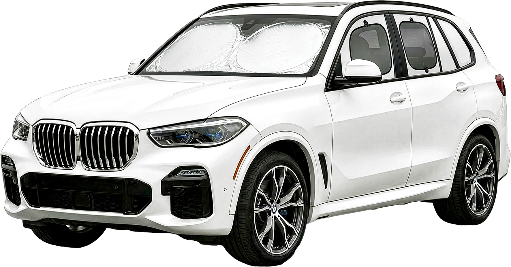 Jumbo Front Twist Sun Shade  for Large Cars – 66 x 144cm