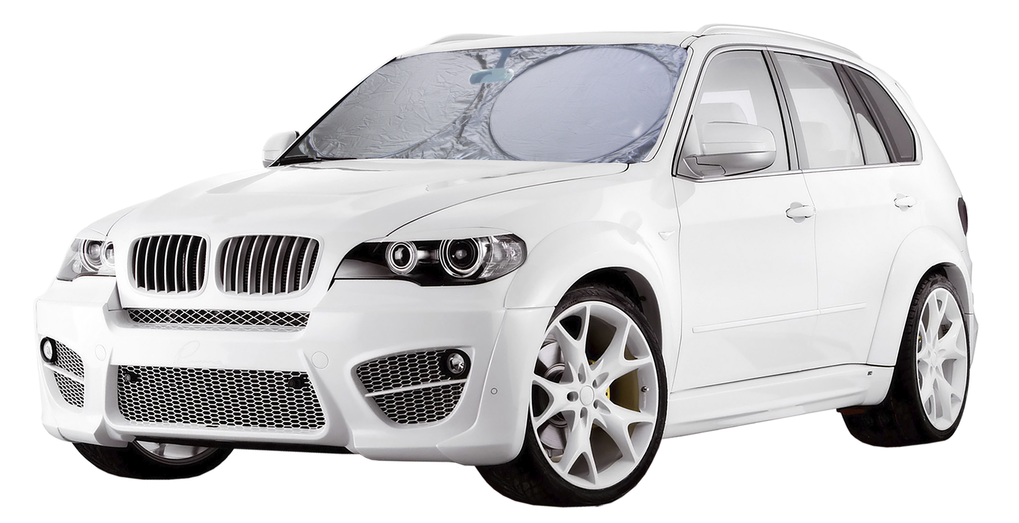 Jumbo Front Twist Sun Shade  for Large Cars – 66 x 144cm