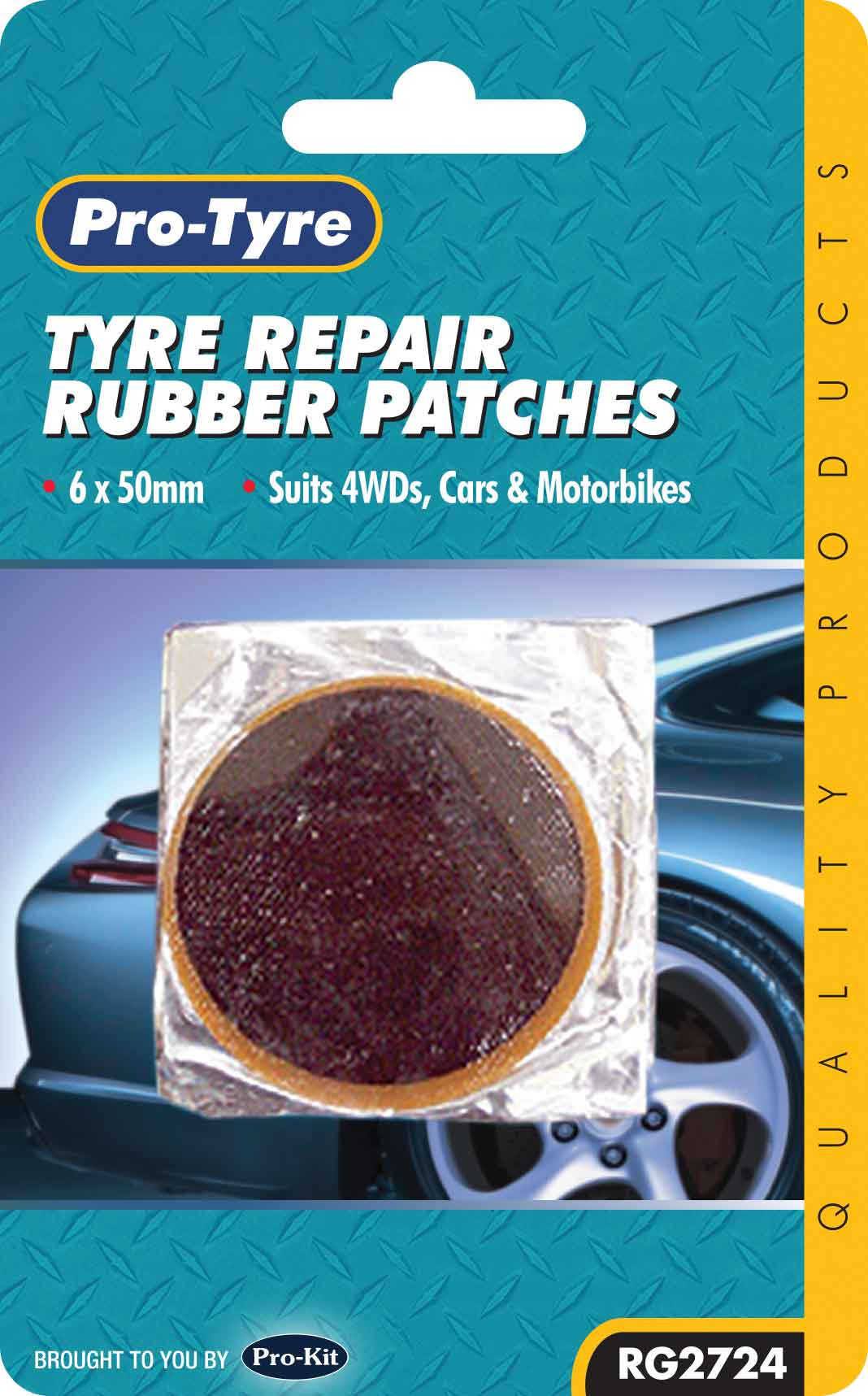 RUBBER PATCHES – 6pc ROUND 50MM
