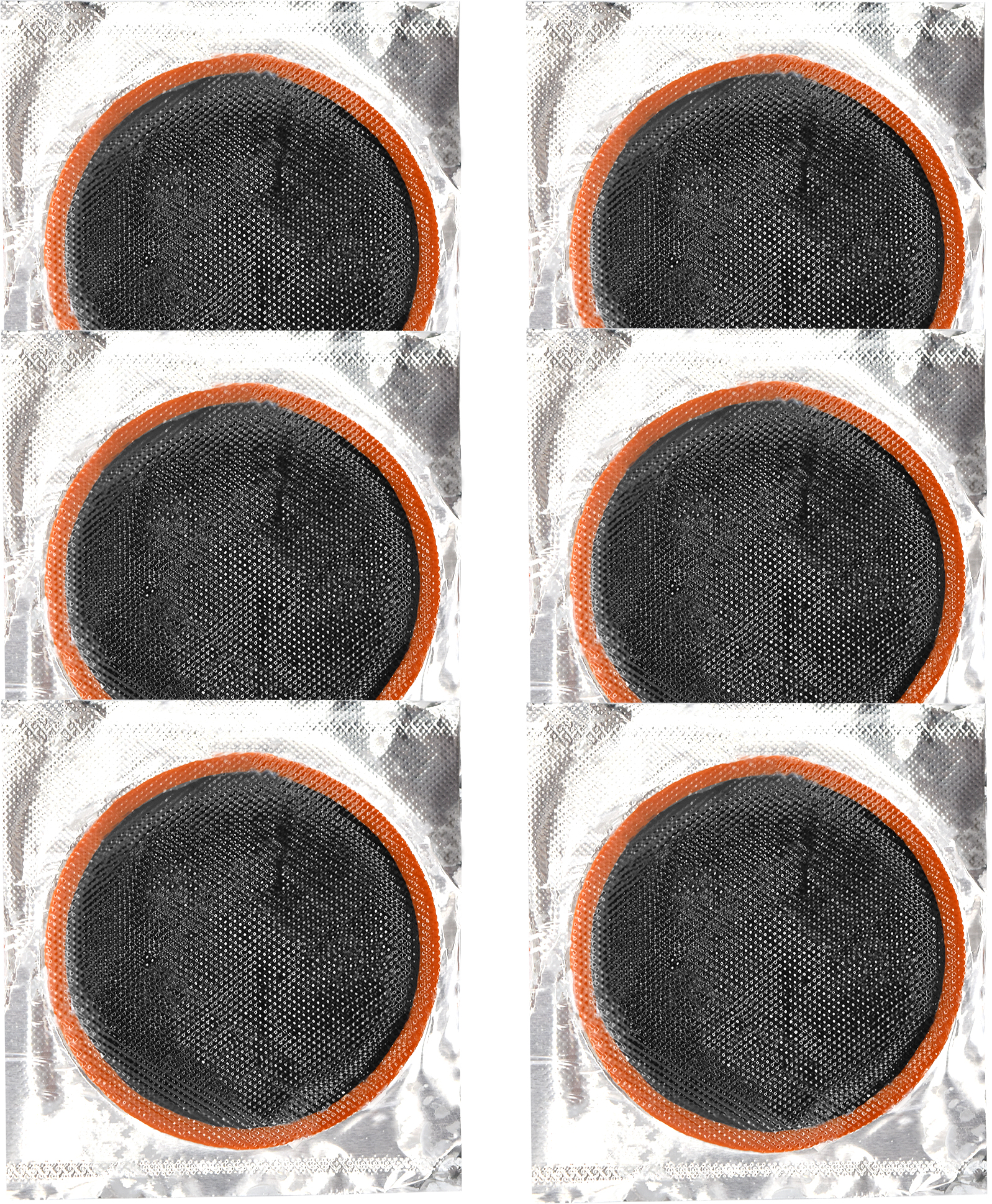 RUBBER PATCHES – 6pc ROUND 50MM