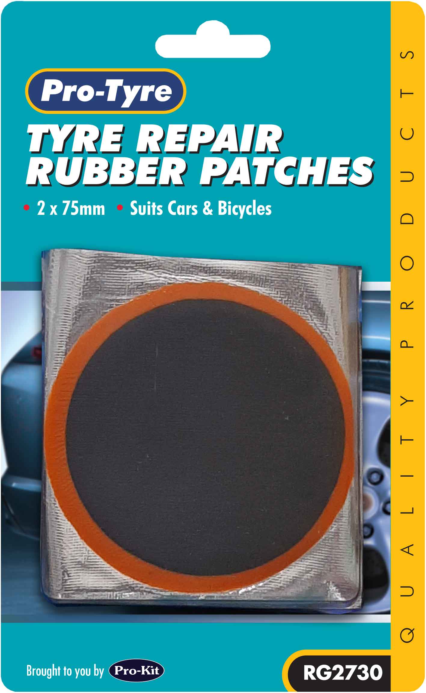 RUBBER PATCHES – 2pc ROUND 75MM