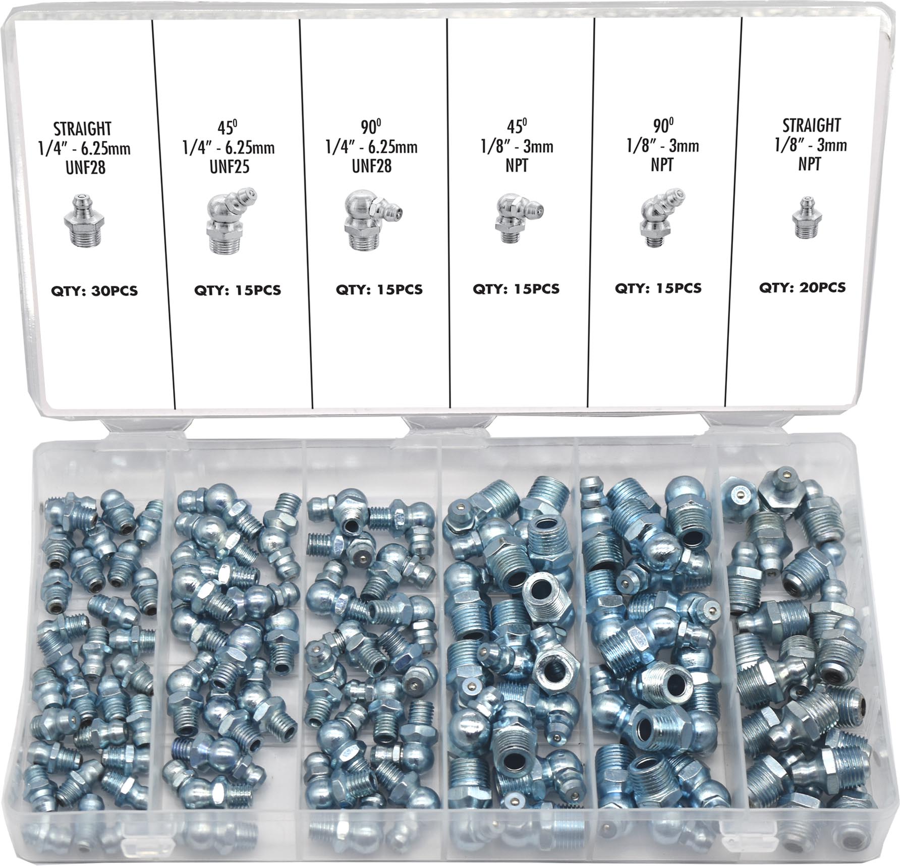 110pc GREASE NIPPLES