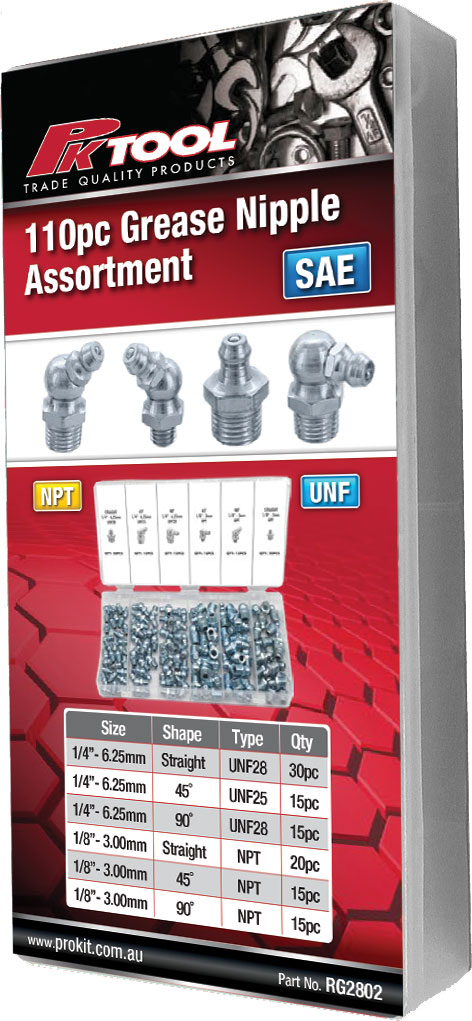 110pc GREASE NIPPLES