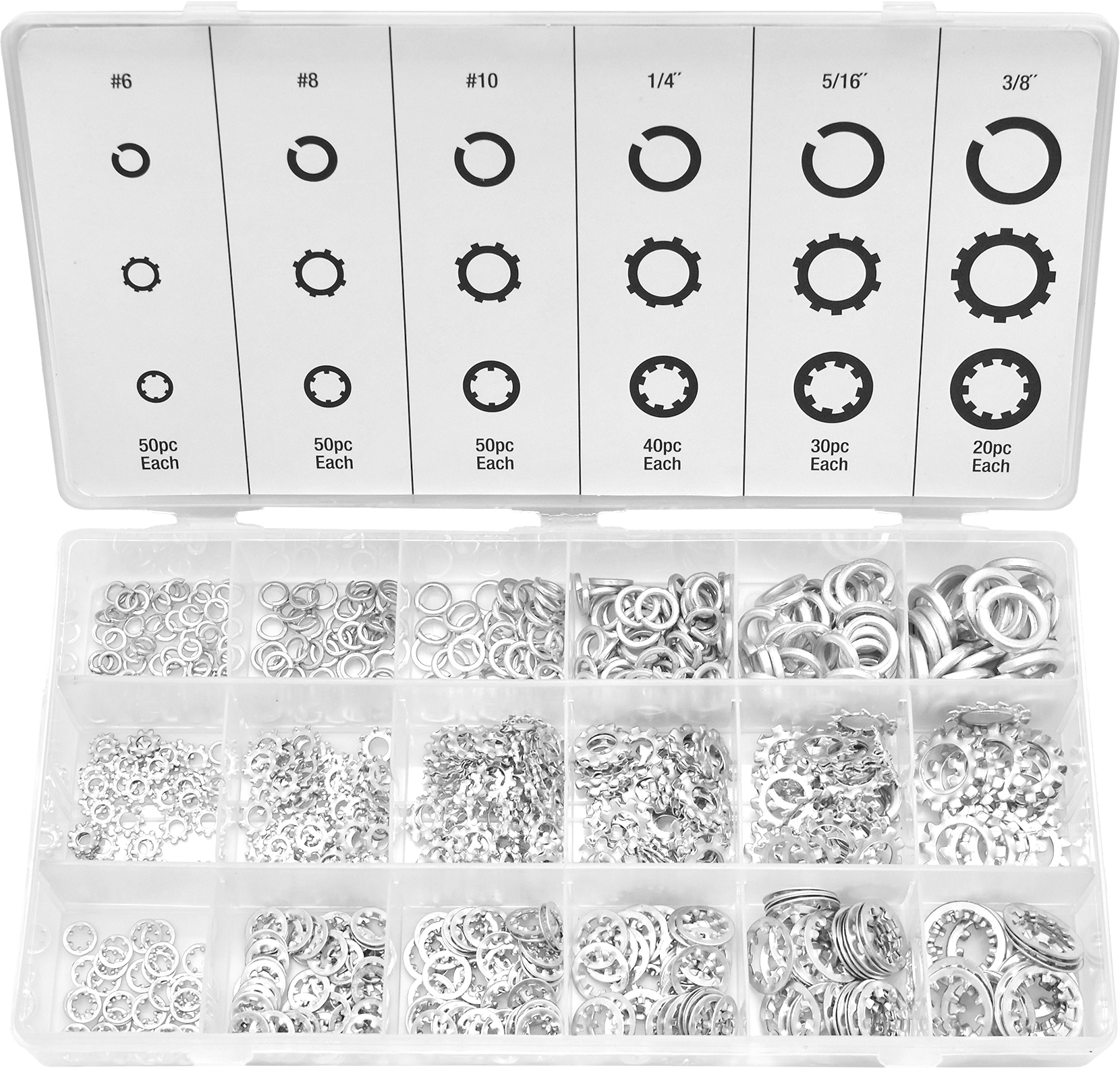 720pc LOCK WASHERS