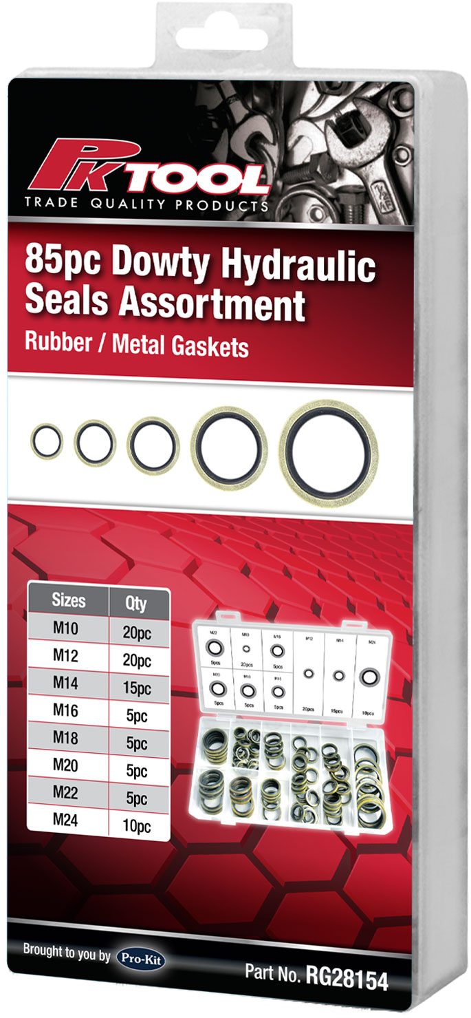 90pc DOWTY HYDRAULIC SEALS RUBBER/ METAL GASKETS