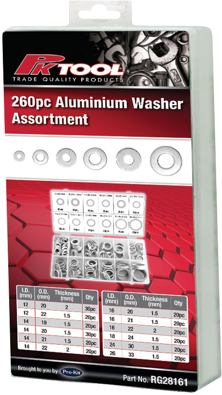 260pc ALUMINIUM WASHER