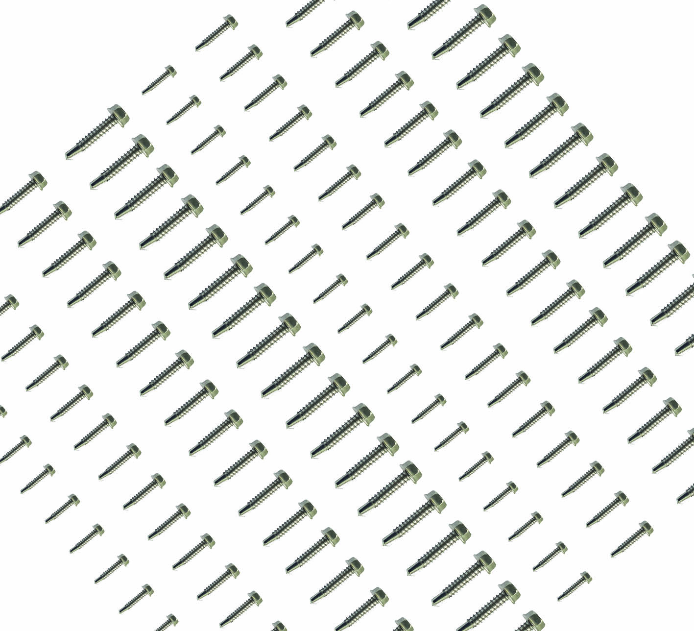 200pc SELF-DRILLING SCREWS