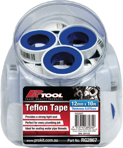 TEFLON TAPE – 40pc/BOWL