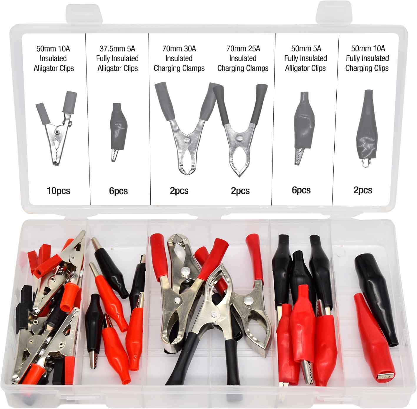 28pc Electrical Clip Assortment